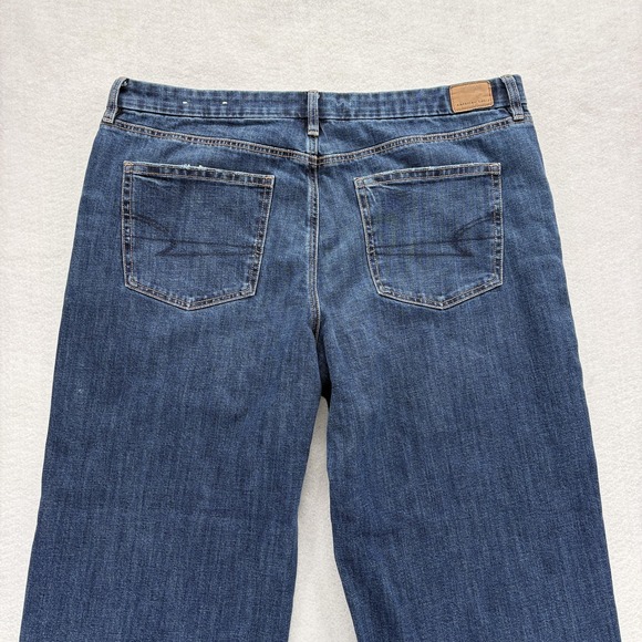 American Eagle Outfitters Wide Leg Jeans in Medium Blue - Picture 11 of 14